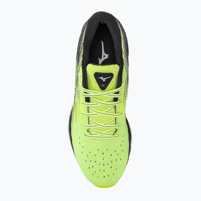 Чоловічі кросівки Mizuno Wave Sky 6 neo lime skywriting/black 5