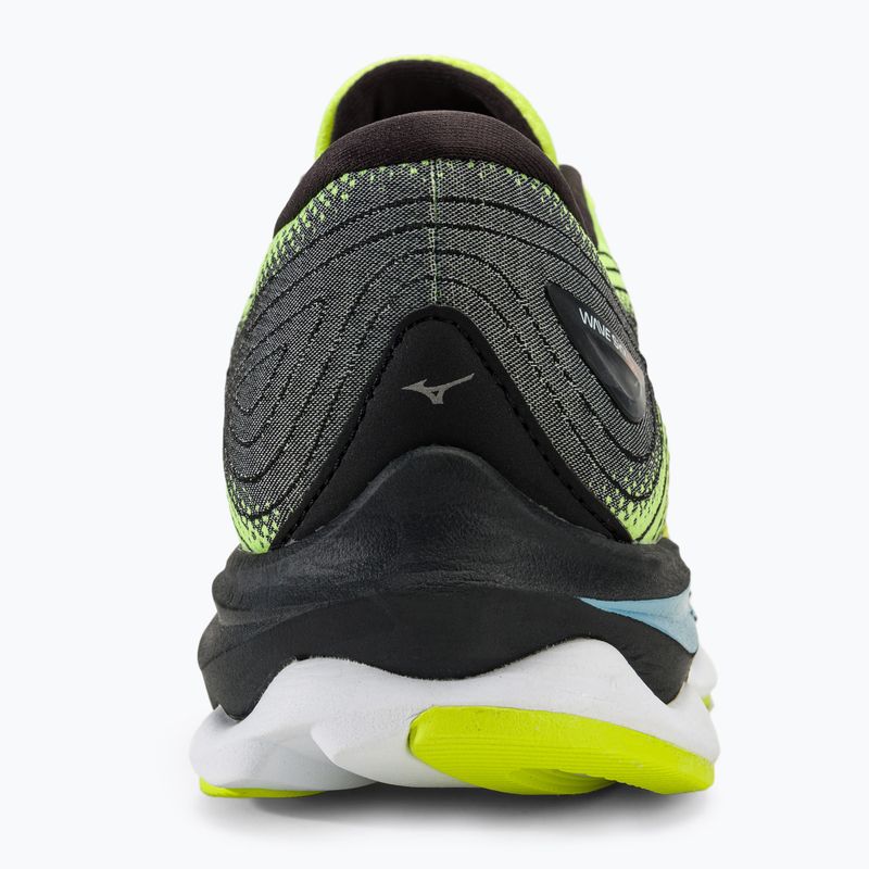 Чоловічі кросівки Mizuno Wave Sky 6 neo lime skywriting/black 6