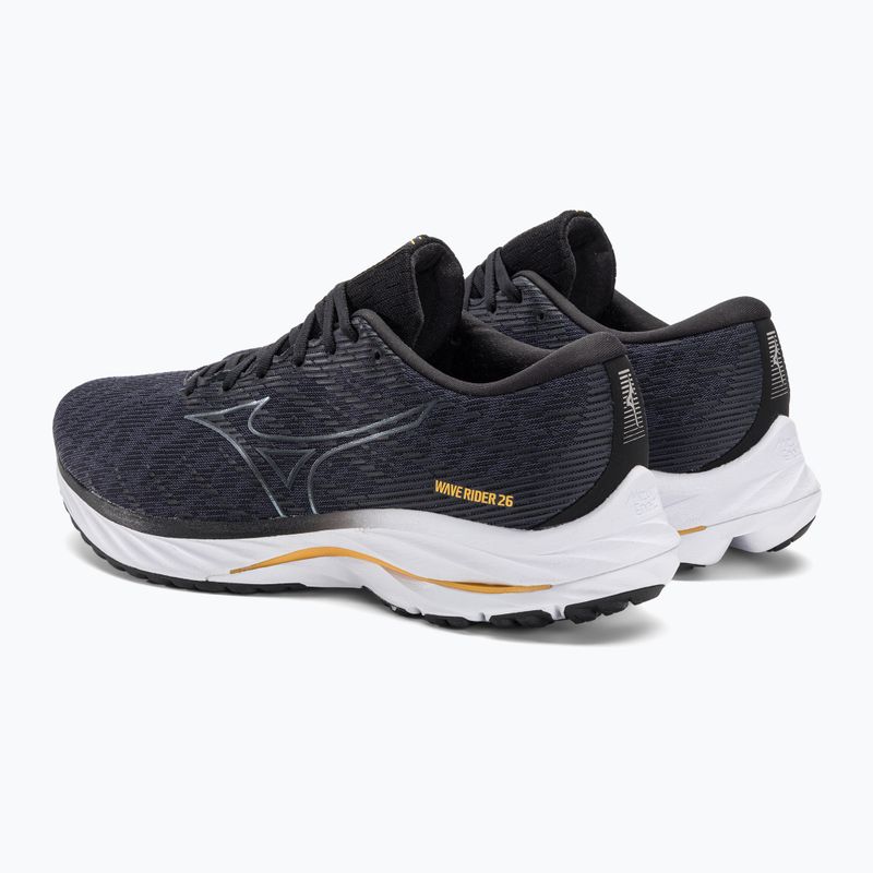 Чоловічі бігові кросівки Mizuno Wave Rider 26 2E odyssey сірий/сірий металік/бліді чорнобривці 4