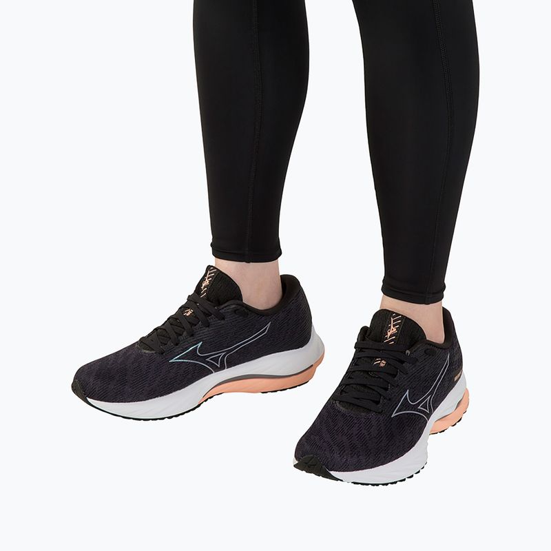 Жіночі бігові кросівки Mizuno Wave Rider 26 odyssey grey/quicksilver/salmon 3