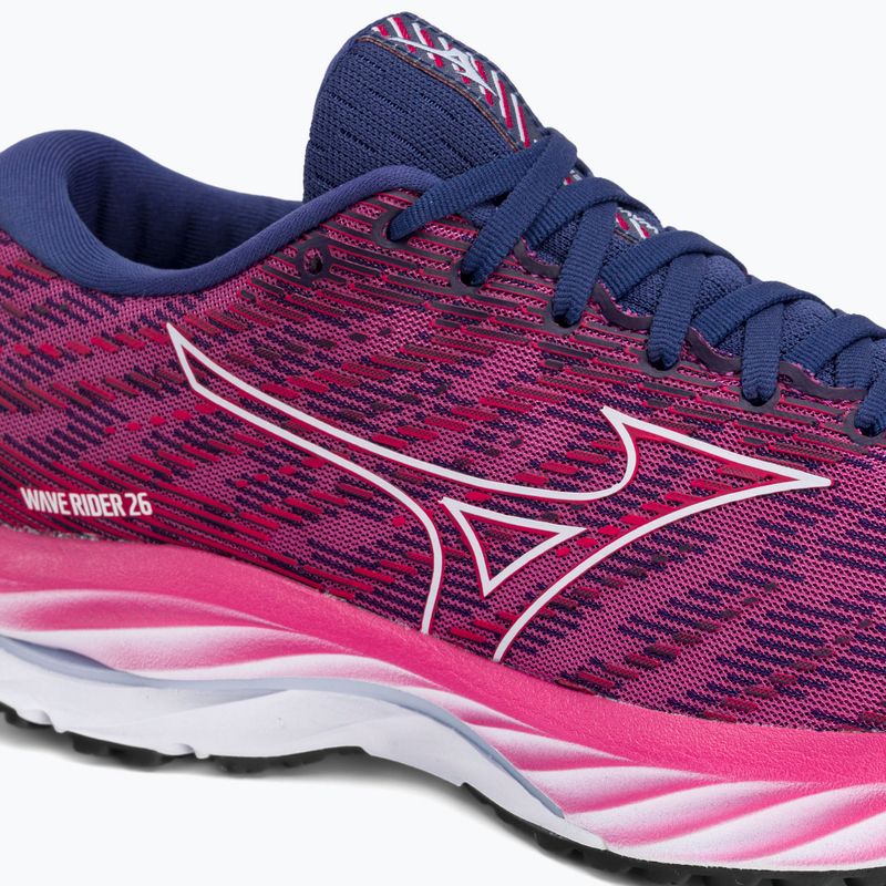 Кросівки для бігу жіночі Mizuno Wave Rider 26 рожеві J1GD220327 11