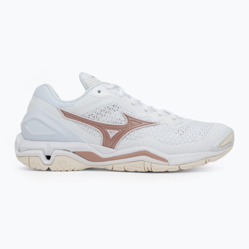 Кросівки гандбольні жіночі Mizuno Wave Stealth V white/rose/snow white 2