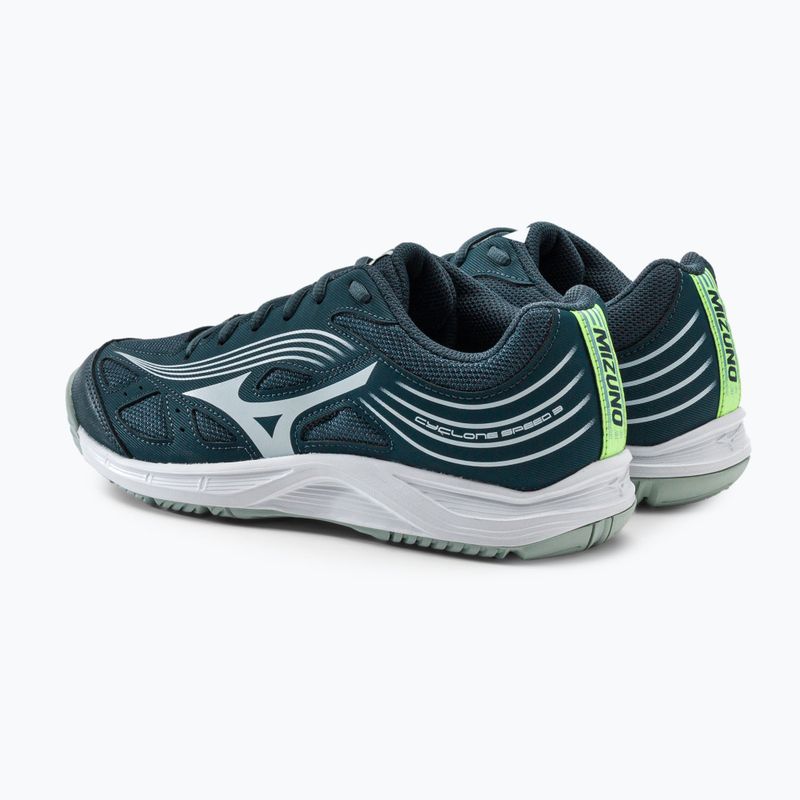 Кросівки волейбольні Mizuno Cyclone Speed 3 блакитні V1GA2180K38_40.0/6.5 3