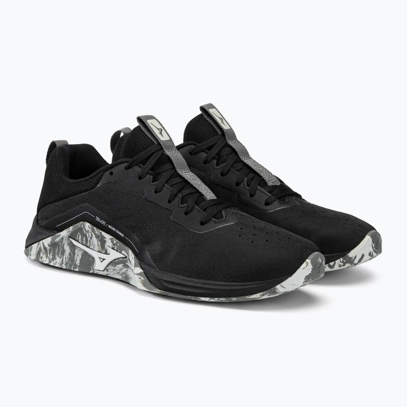 Кросівки для бігу чоловічі Mizuno TS-01 Black/White/Quiet Shade 31GC220101 4