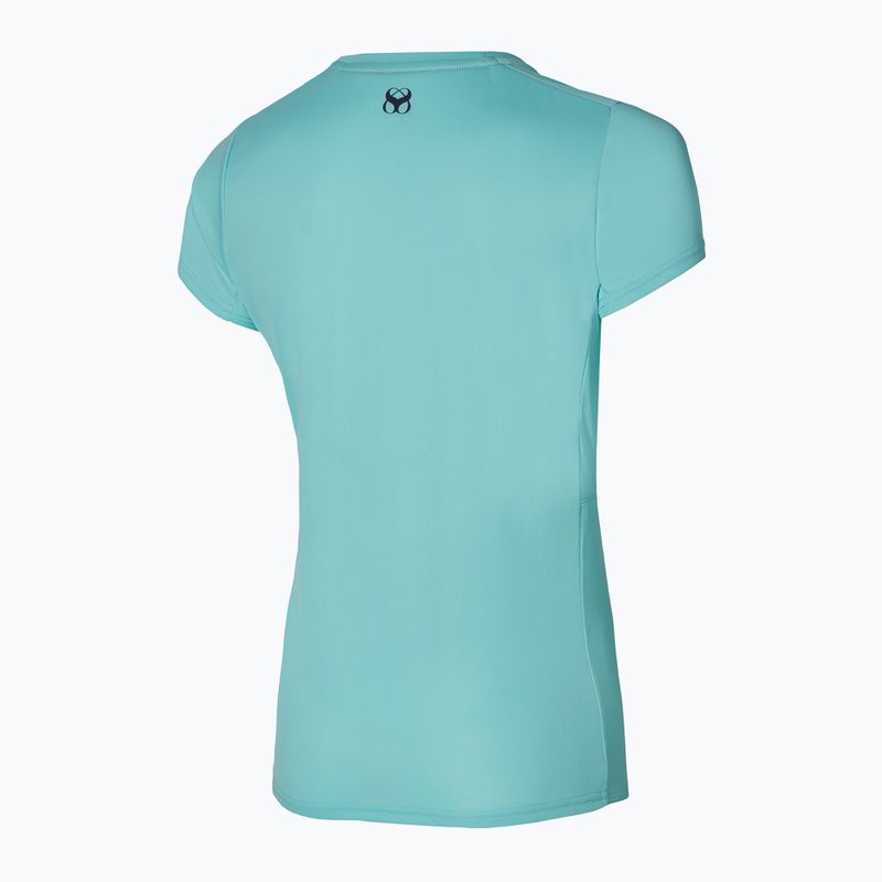 Футболка для бігу жіноча Mizuno Two Loop 88 Tee блакитна 32GAA20122 2