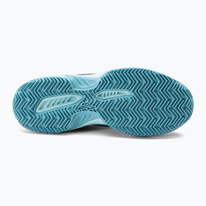 Кросівкі тенісні дитячі Mizuno Exceed Star CC collegiate blue/soleil/tanager/turquoise 5