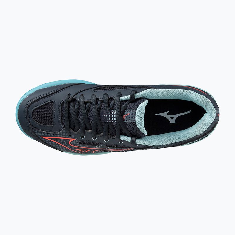 Кросівкі тенісні дитячі Mizuno Exceed Star CC collegiate blue/soleil/tanager/turquoise 10