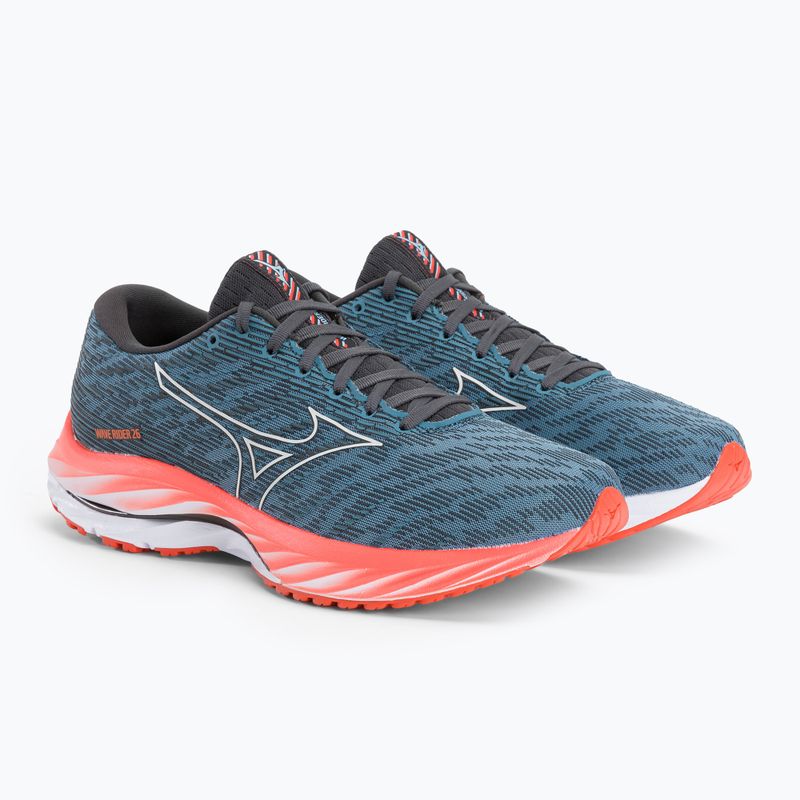 Кросівки для бігу чоловічі Mizuno Wave Rider 26 Provinc Blue/Nimbus Cloud/Soleil J1GC220351 4