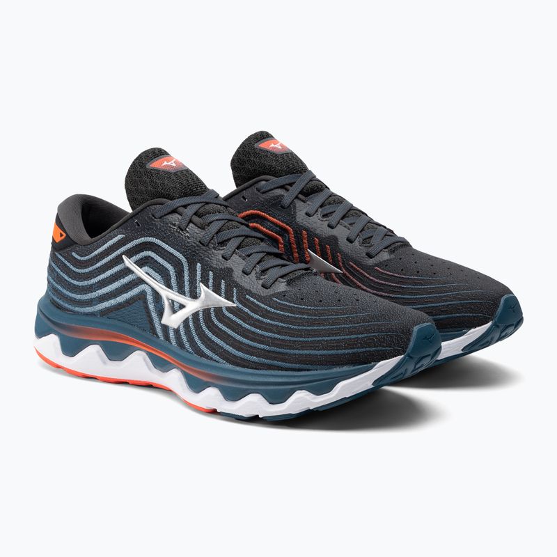 Кросівки для бігу чоловічі Mizuno Wave Horizon 6 сині J1GC222611 4
