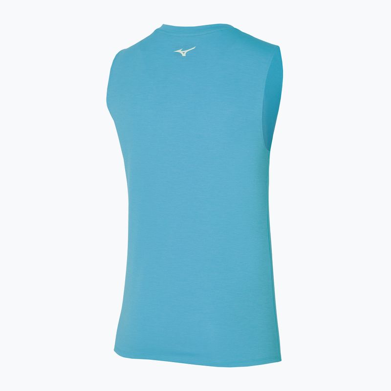 Чоловіча бігова майка Mizuno Impulse Core maui blue 2