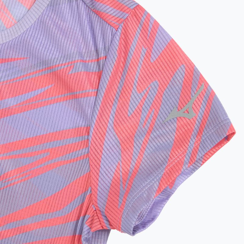 Футболка для бігу жіноча Mizuno DAF Graphic Tee Поясtel lilac 3