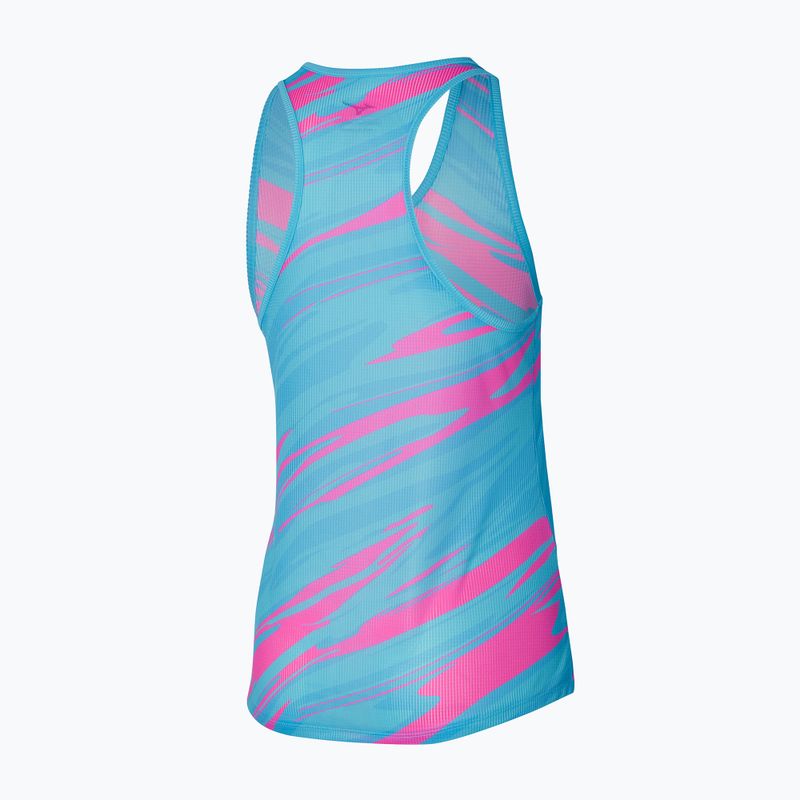 Жіноча бігова майка Mizuno DAF Graphic Tank антигуа пісок 2