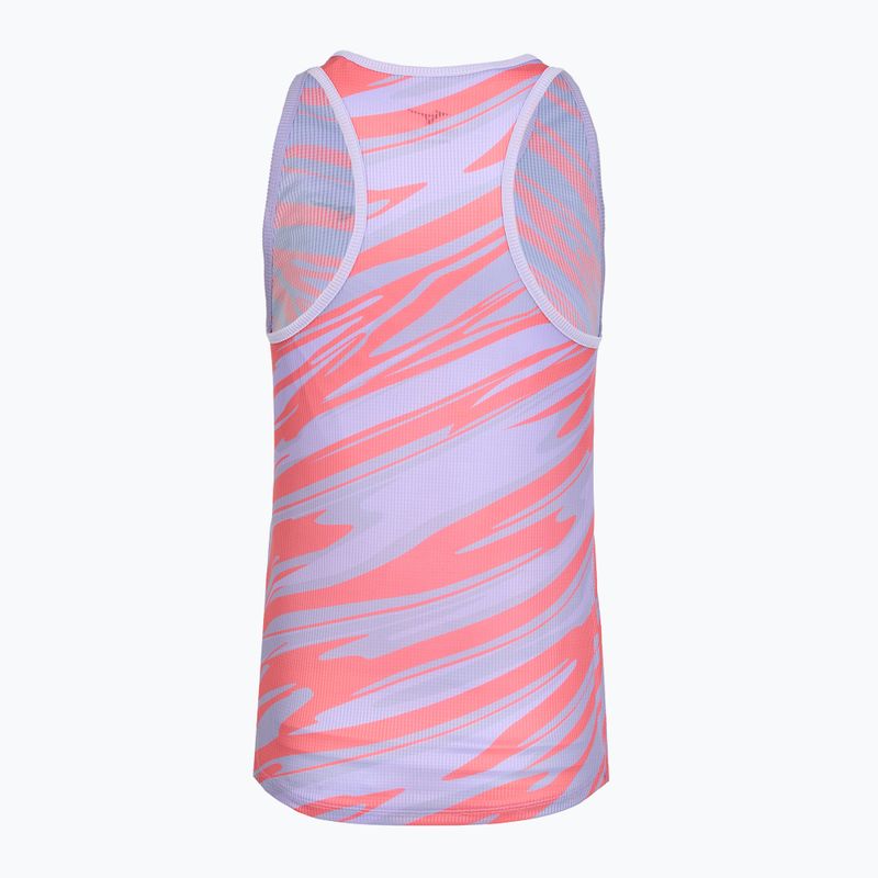 Жіноча бігова майка Mizuno DAF Graphic Tank пастельно-бузкова 2