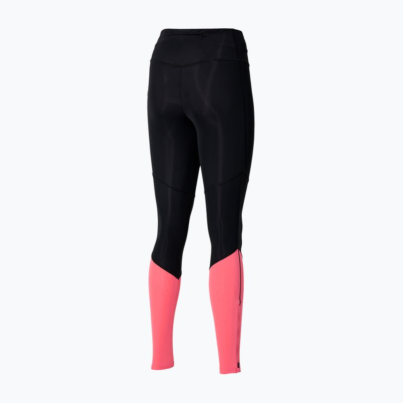 Жіночі легінси Mizuno Core Long Tight чорні/коралові 2