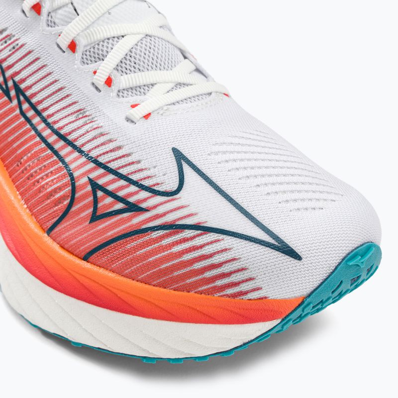 Кросівки для бігу  Mizuno Wave Rebellion Pro біло-помаранчеві J1GC231701 7