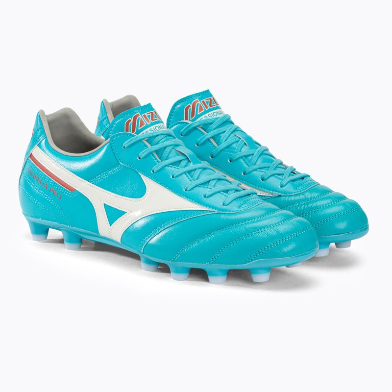 Футбольні бутси Mizuno Morelia II Pro блакитно-білі P1GA231325 4