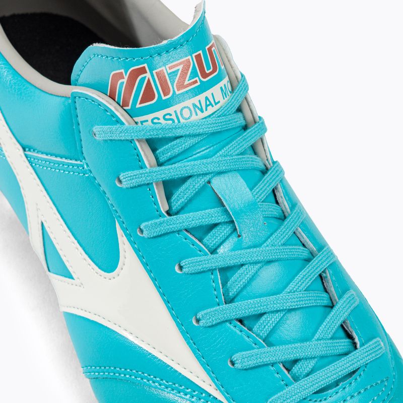 Футбольні бутси Mizuno Morelia II Pro блакитно-білі P1GA231325 8