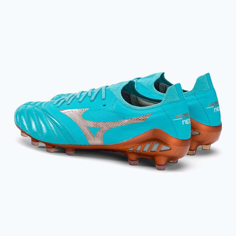 Футбольні бутси Mizuno Morelia Neo III Beta Elite блакитні P1GA239125 3