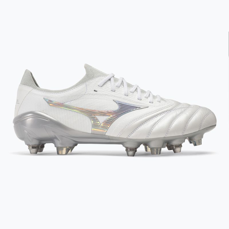 Футбольні бутси Mizuno Morelia Neo III Beta JMP білі/голограма/холодний сірий 3c 2