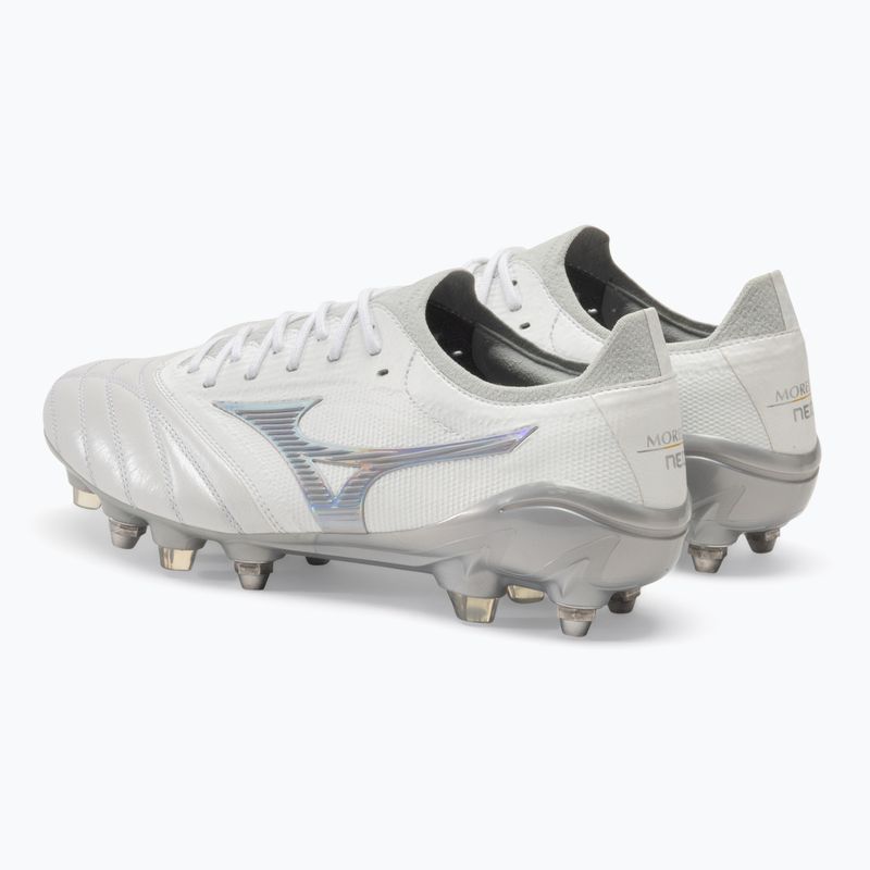 Футбольні бутси Mizuno Morelia Neo III Beta JMP білі/голограма/холодний сірий 3c 3