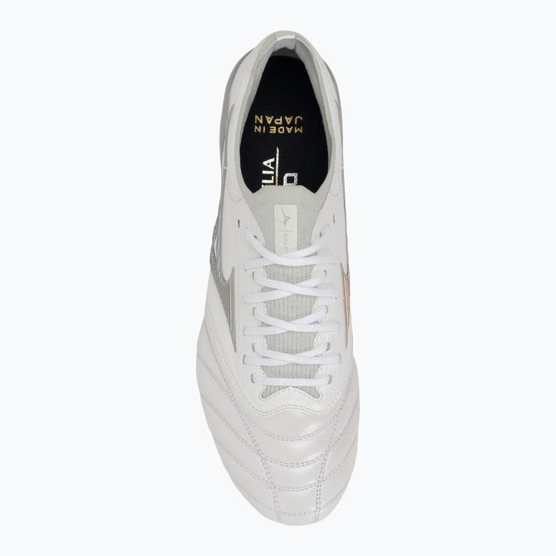 Футбольні бутси Mizuno Morelia Neo III Beta JMP білі/голограма/холодний сірий 3c 6