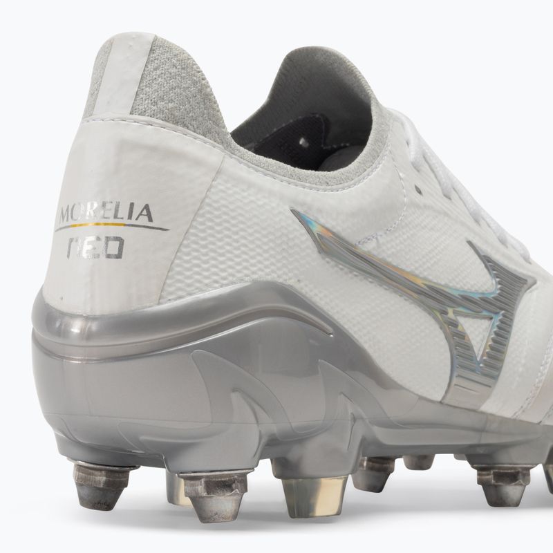 Футбольні бутси Mizuno Morelia Neo III Beta JMP білі/голограма/холодний сірий 3c 9