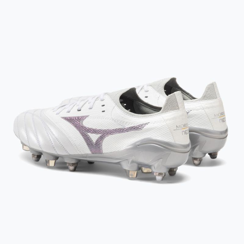 Футбольні бутси Mizuno Morelia Neo III Elite M білі/голограма/холодні сірі 3c 3