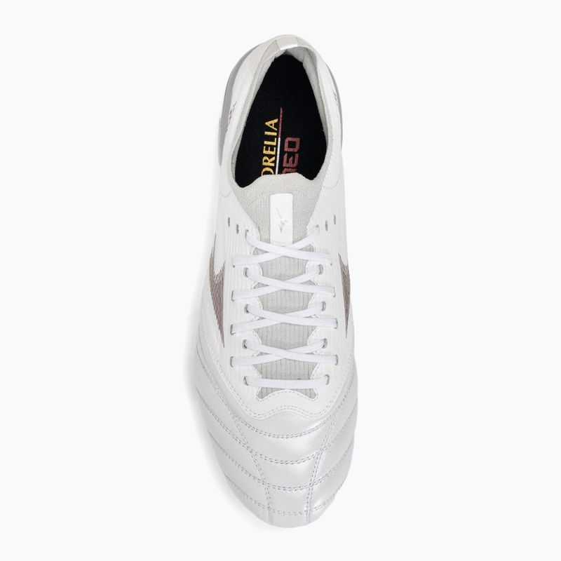 Футбольні бутси Mizuno Morelia Neo III Elite M білі/голограма/холодні сірі 3c 6
