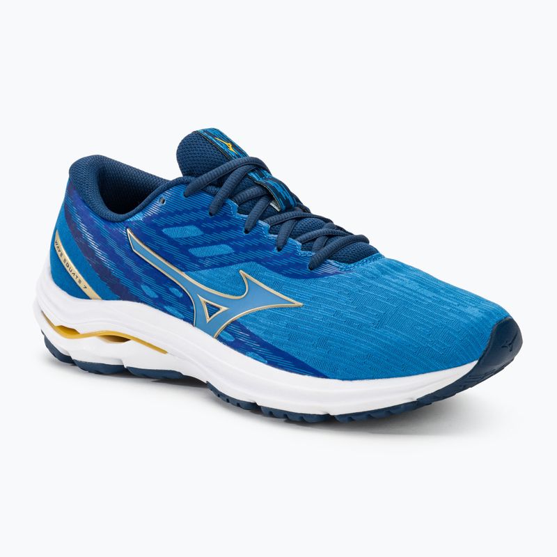 Кросівки для бігу чоловічі Mizuno Wave Equate 7 french blue/gold/gold