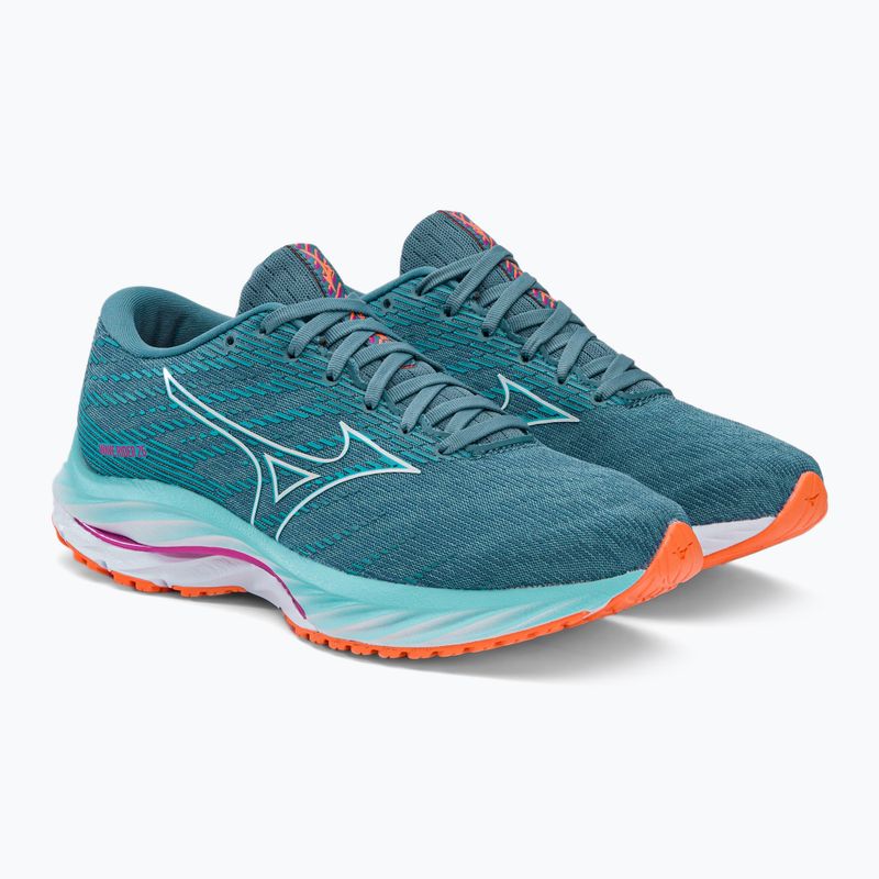 Кросівки для бігу жіночі Mizuno Wave Rider 26 блакитні J1GD220371 4