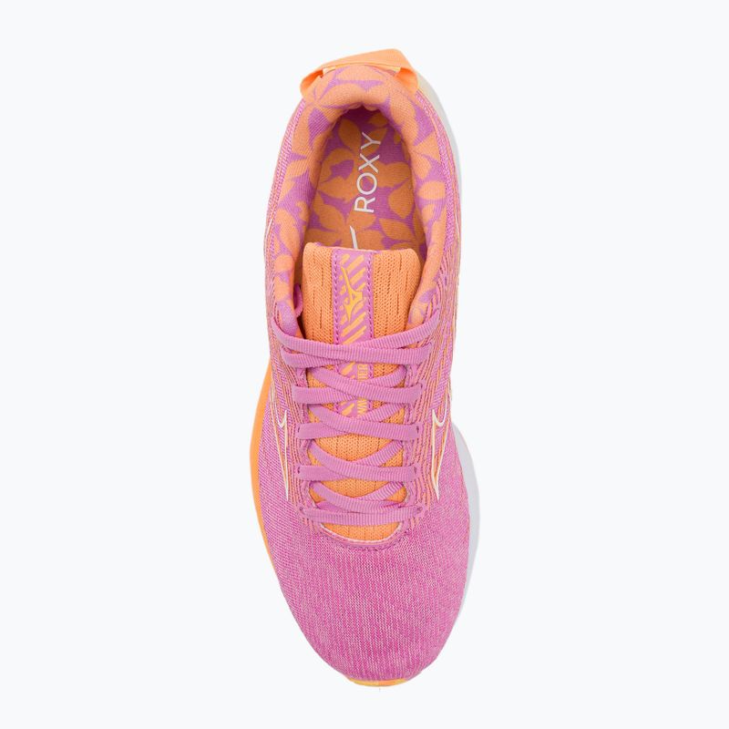 Жіночі бігові кросівки Mizuno Wave Rider 26 Roxy цикламен/білий/мокоранж 7