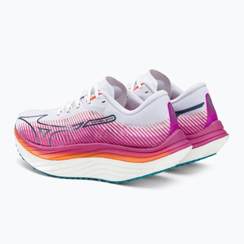 Кросівки для бігу  Mizuno Wave Rebellion Pro біло-рожеві J1GD231721 7