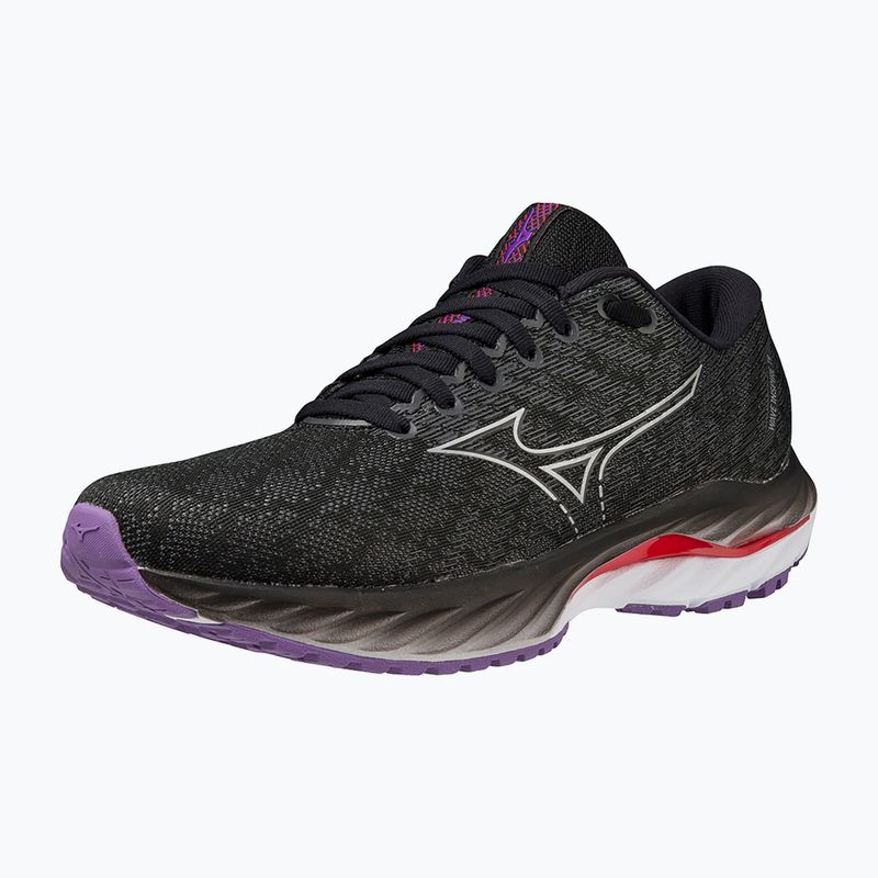 Кросівки для бігу жіночі Mizuno Wave Inspire 19 W black/ silver/ bitsweet 8