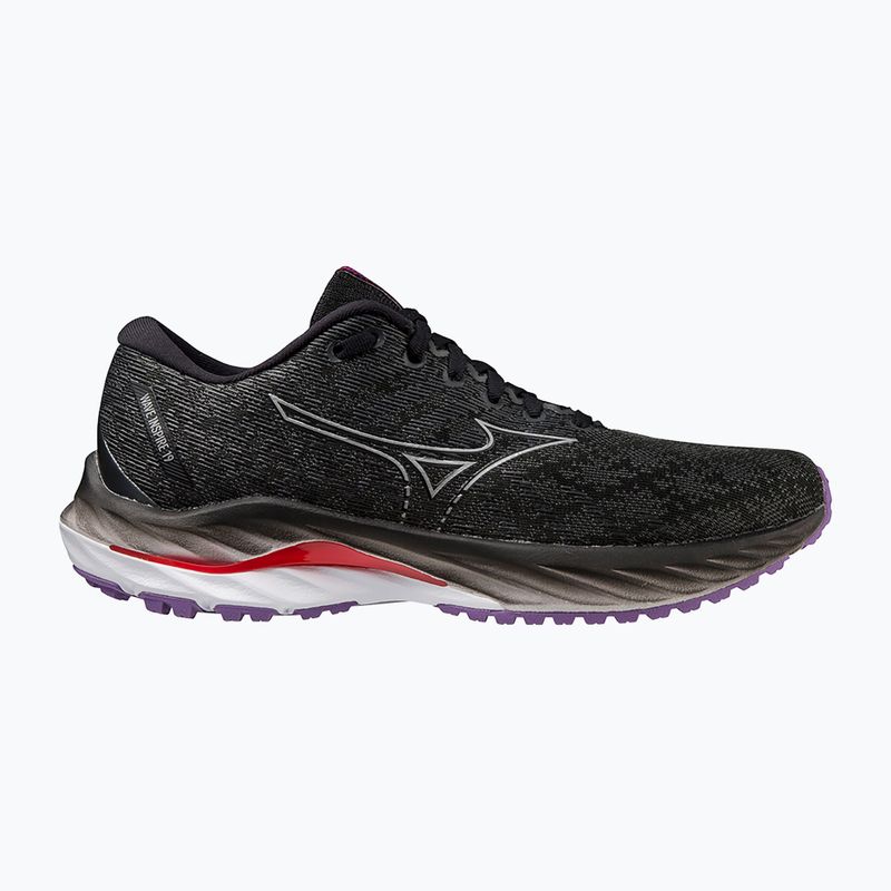 Кросівки для бігу жіночі Mizuno Wave Inspire 19 W black/ silver/ bitsweet 9