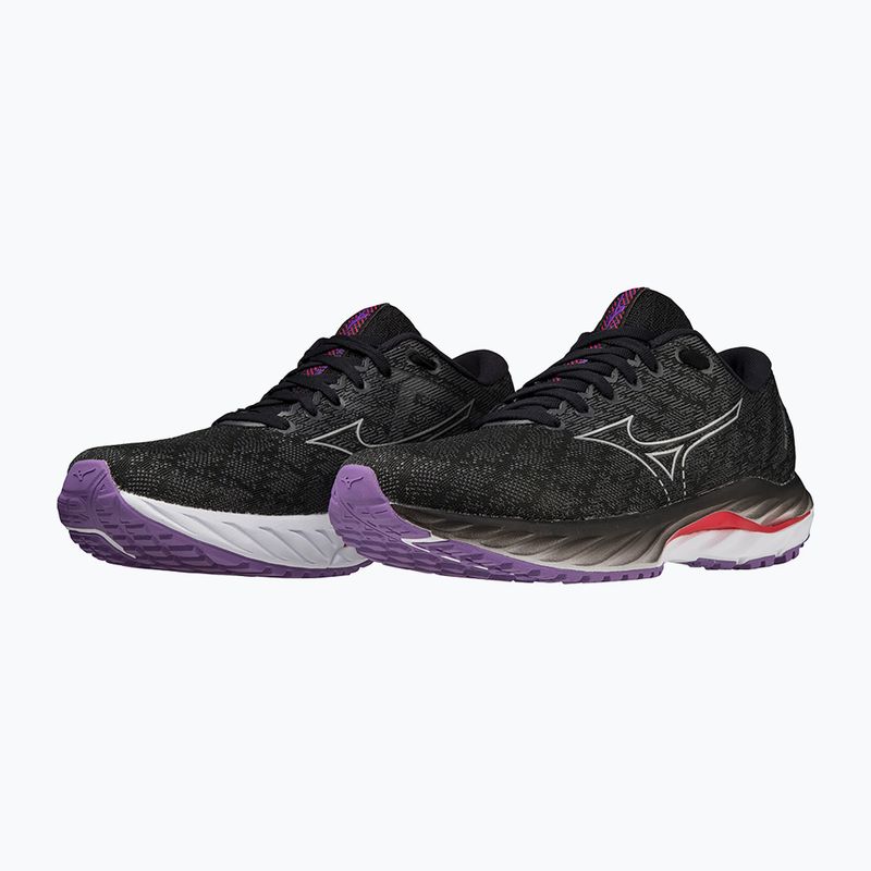 Кросівки для бігу жіночі Mizuno Wave Inspire 19 W black/ silver/ bitsweet 15