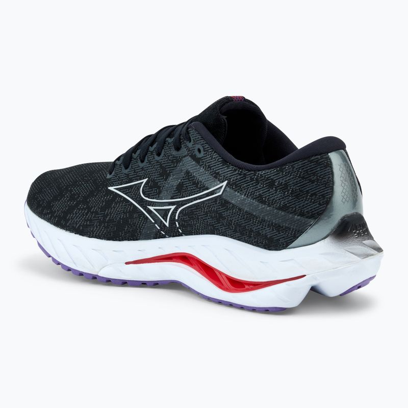 Кросівки для бігу жіночі Mizuno Wave Inspire 19 W black/ silver/ bitsweet 3