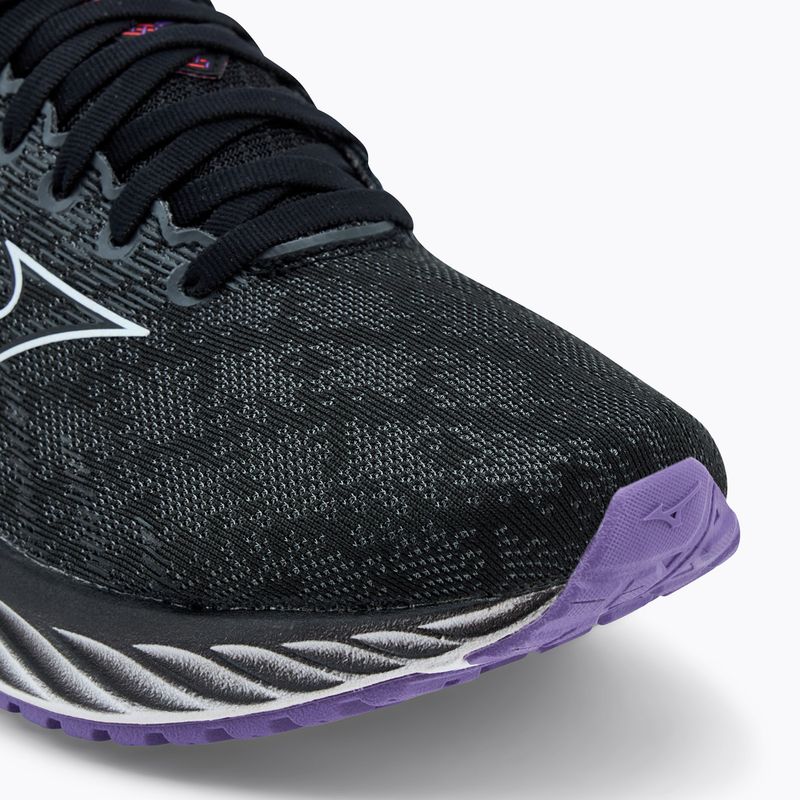 Кросівки для бігу жіночі Mizuno Wave Inspire 19 W black/ silver/ bitsweet 7
