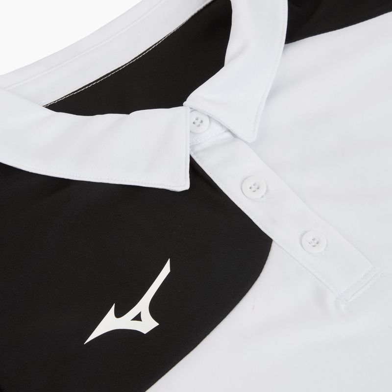 Футболка поло жіноча Mizuno Kobe Polo white/black 3