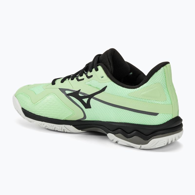 Кросівки тенісні чоловічі Mizuno Wave Exceed Light 2 AC patina green/black/white 3