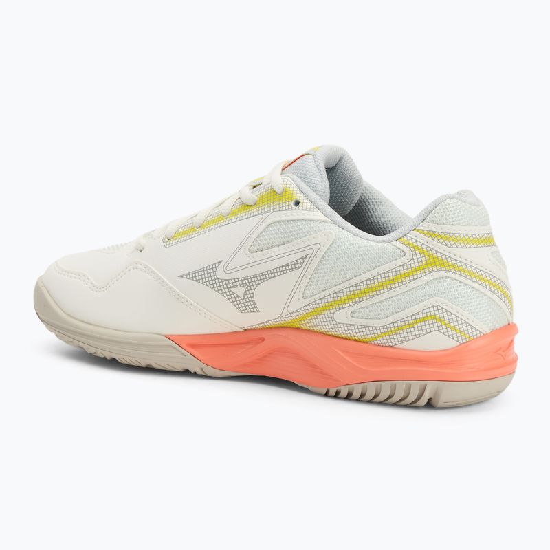 Кросівки тенісні жіночі Mizuno Break Shot 4 AC snow white/ neon flame/ ghost gray 3