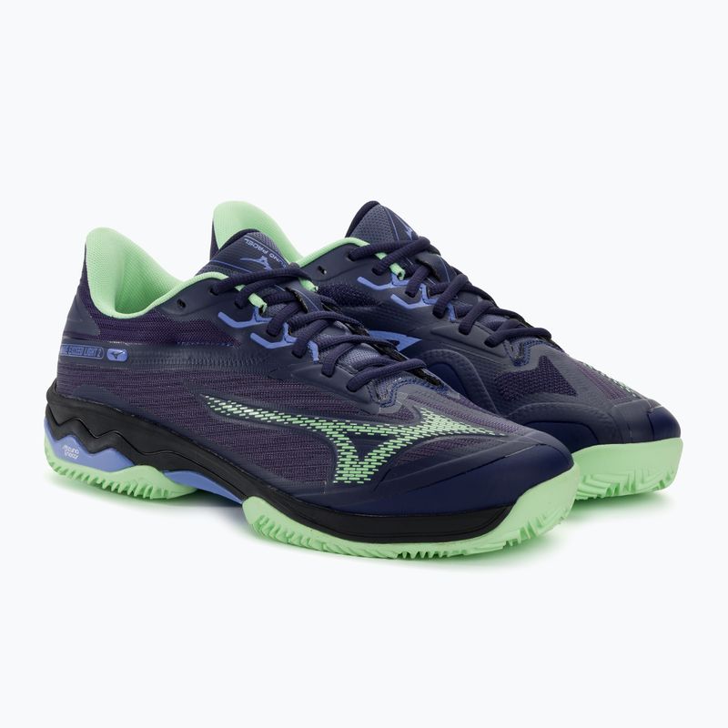 Кросівки для гри в падел чоловічі Mizuno Wave Exceed Light 2 Padel evening blue/patina green/lolite 4