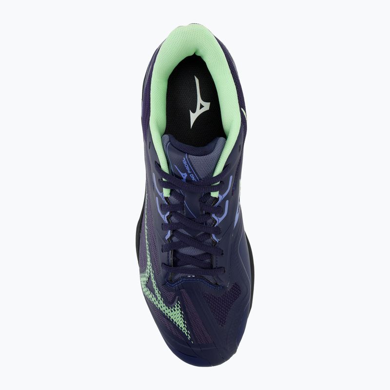 Кросівки для гри в падел чоловічі Mizuno Wave Exceed Light 2 Padel evening blue/patina green/lolite 6