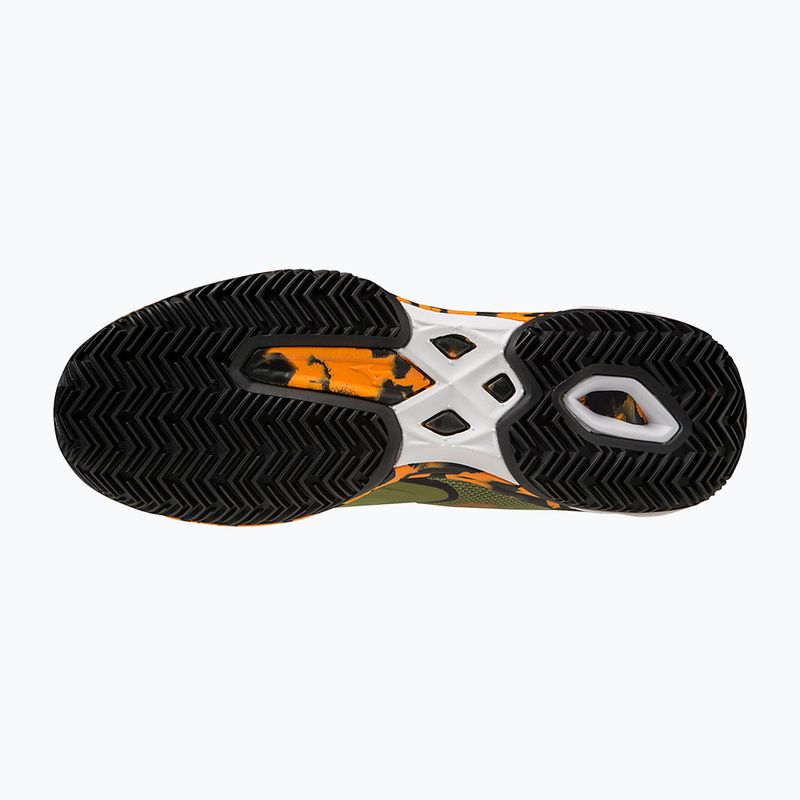 Чоловічі кросівки Mizuno Wave Exceed Light 2 Padel каліфорнійський зелений / яскраво-помаранчевий / чорний 15