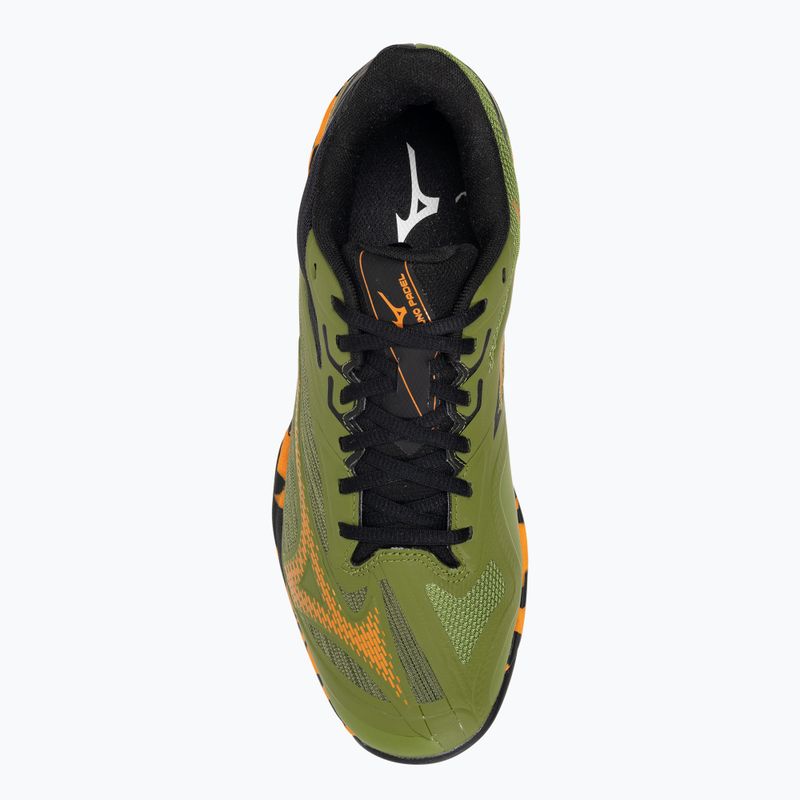 Чоловічі кросівки Mizuno Wave Exceed Light 2 Padel каліфорнійський зелений / яскраво-помаранчевий / чорний 6