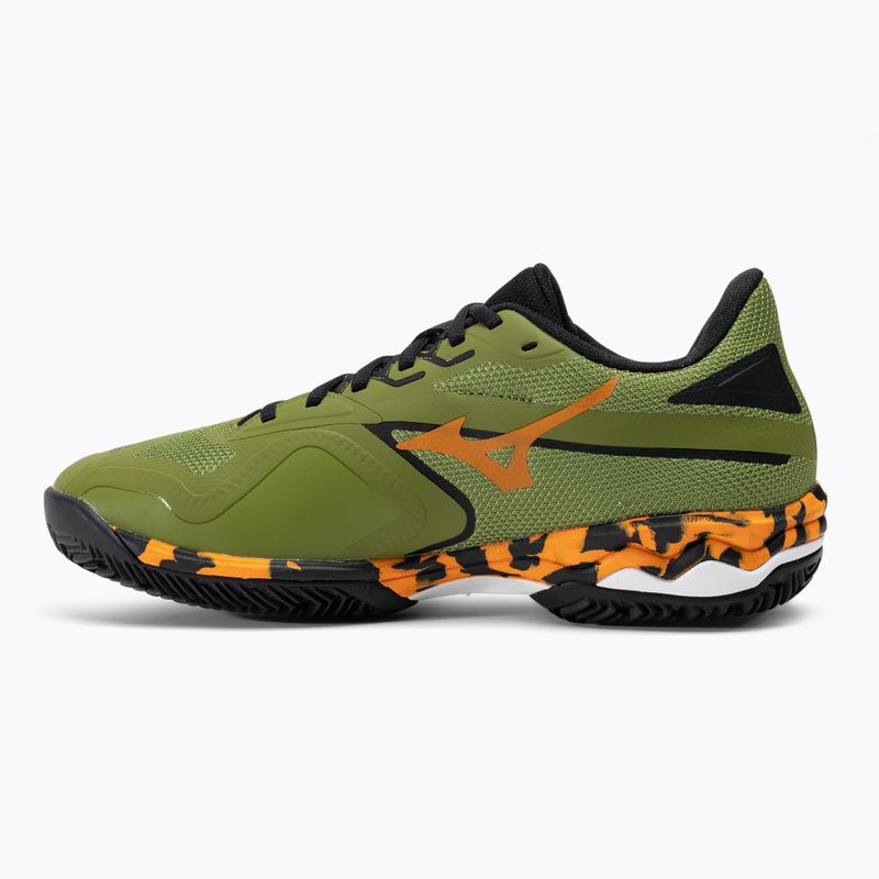 Чоловічі кросівки Mizuno Wave Exceed Light 2 Padel каліфорнійський зелений / яскраво-помаранчевий / чорний 10