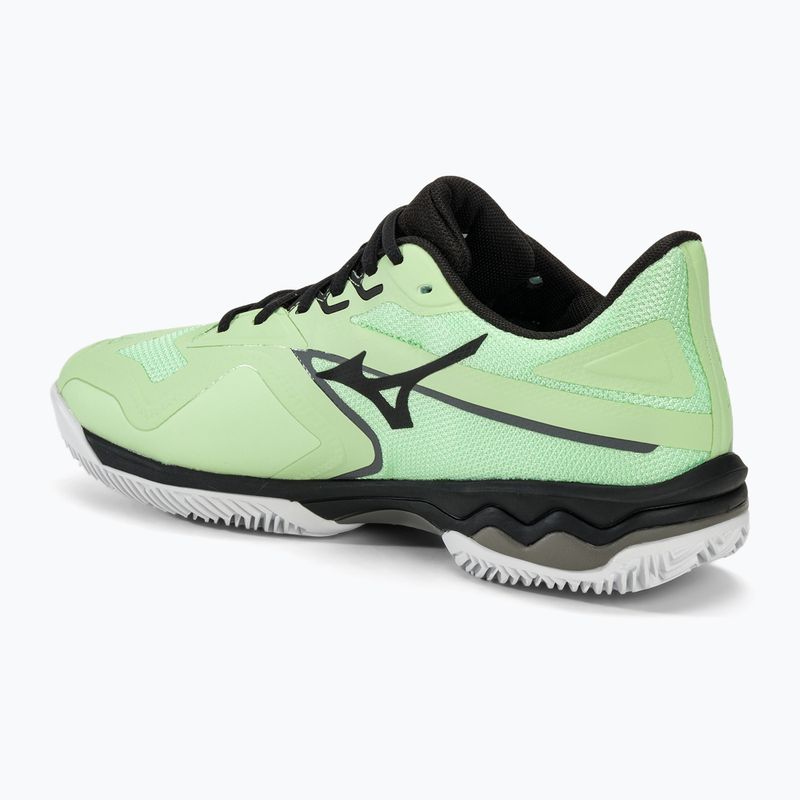 Кросівки тенісні чоловічі Mizuno Wave Exceed Light 2 CC patina green/black/white 3