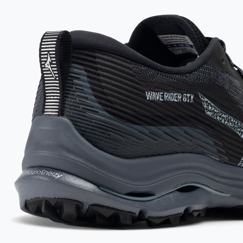 Кросівки для бігу чоловічі Mizuno Wave Rider GTX black/omre blue/glacial ridge 11