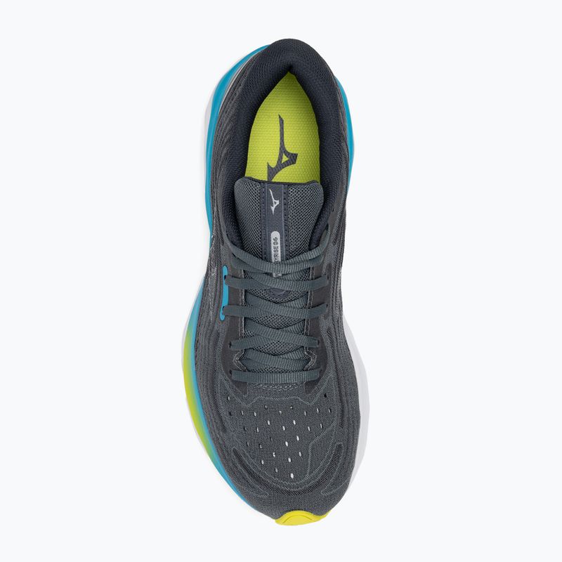 Чоловічі бігові кросівки Mizuno Wave Skyrise 4 sweater/pblue/jet blue 5