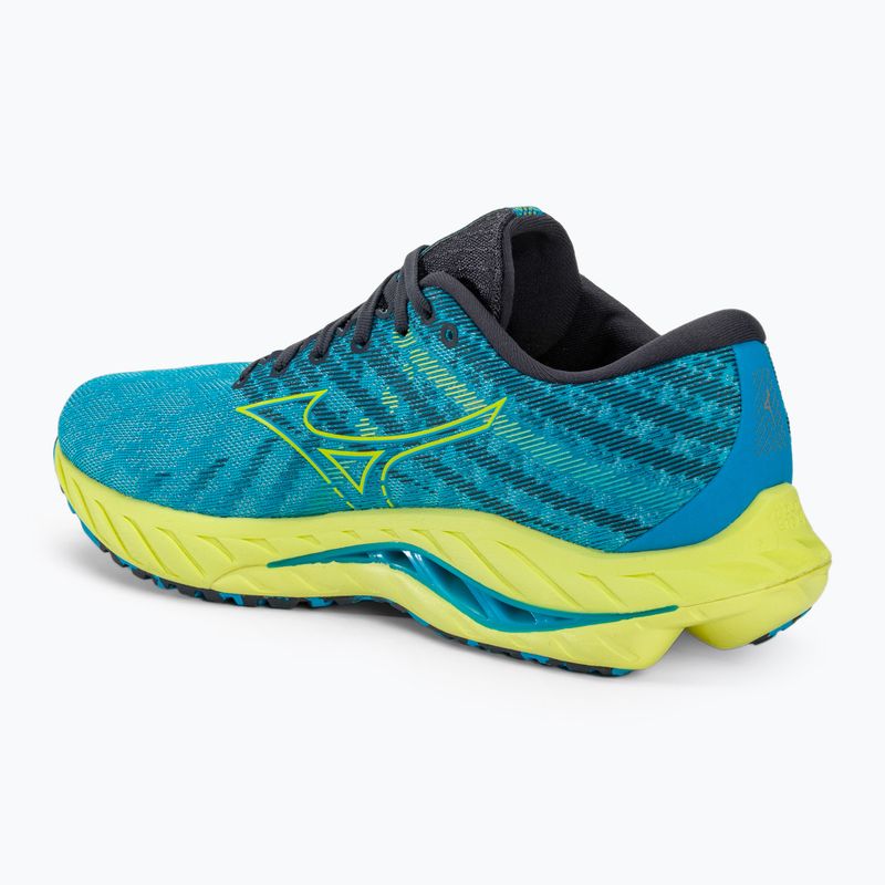 Чоловічі кросівки Mizuno Wave Inspire 19 jet blue/bolt2neon/luminous 3