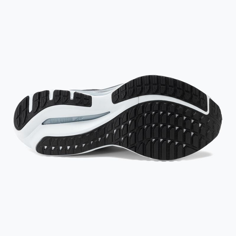 Чоловічі бігові кросівки Mizuno Wave Inspire 19 2E чорний / льодовиковий хребет / ілюзія синій 5